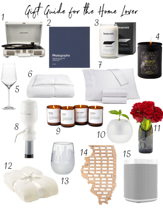 A gift guide for the home lover on your list